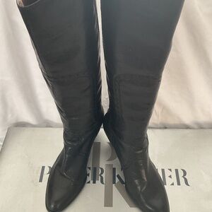 Peter Kaiser High Heeled black boots size 7 1/2